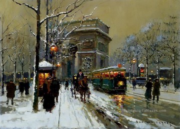 Paris œuvres - CE l’arc triomphal hiver Paris